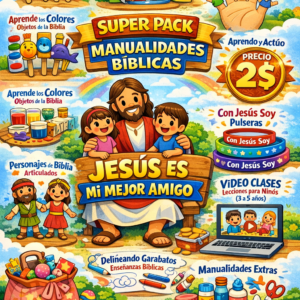 SUPER PACK DE MANUALIDADES BÍBLICAS PARA NIÑOS